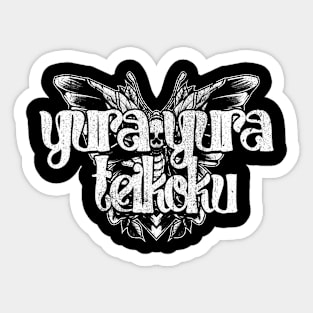 Yura yura teikoku japan rock Sticker